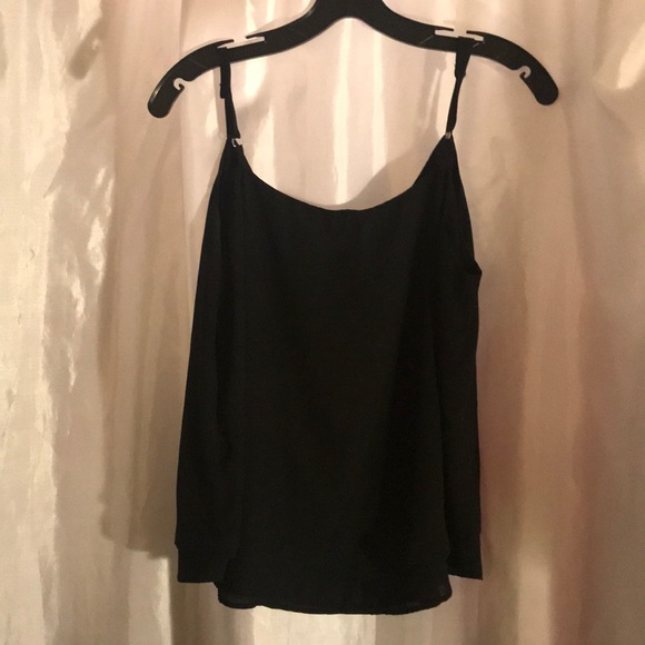 Two-Tier Black Top w/ Adjustable Straps - Picture 5 of 5